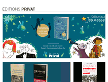 Tablet Screenshot of editions-privat.com